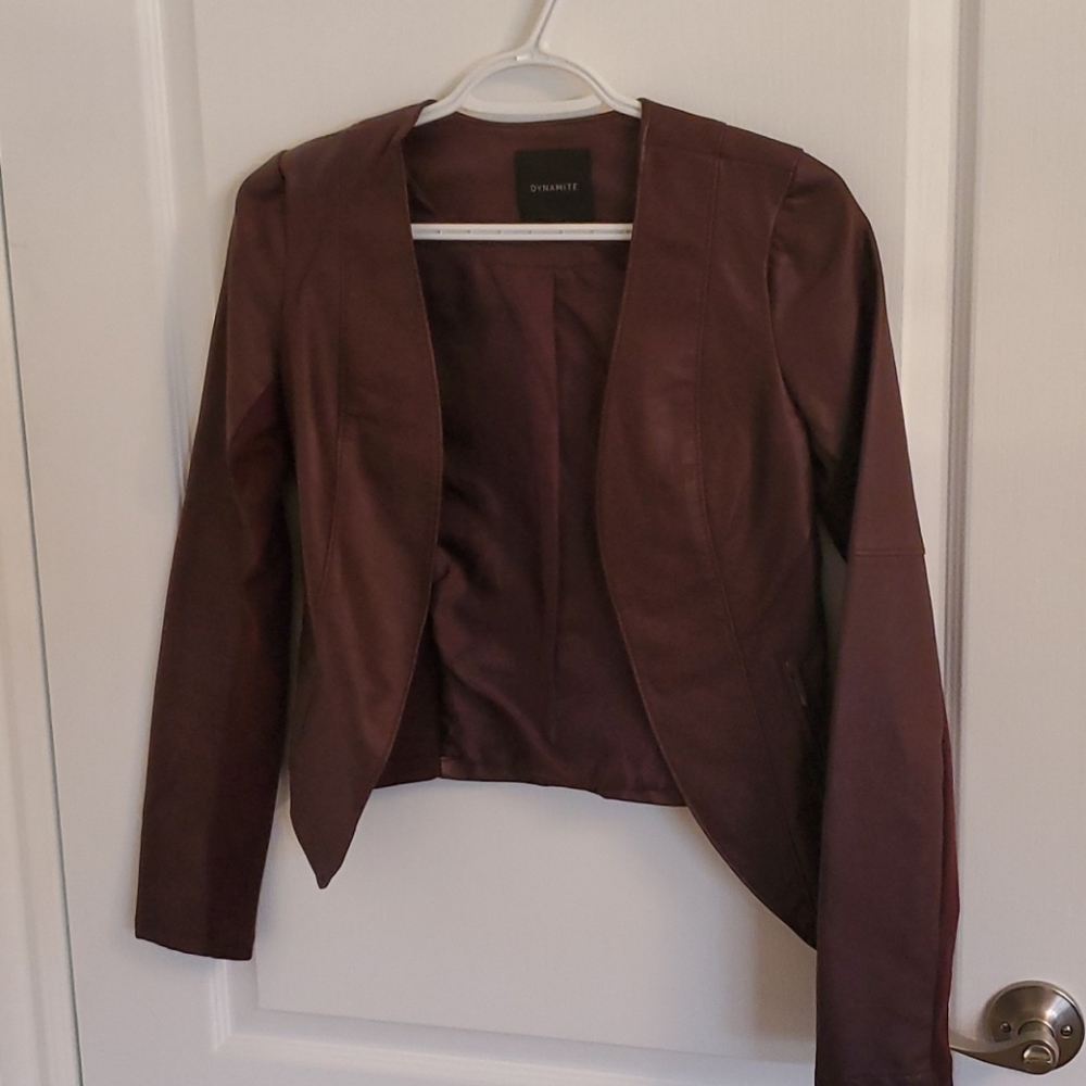 Leather jacket